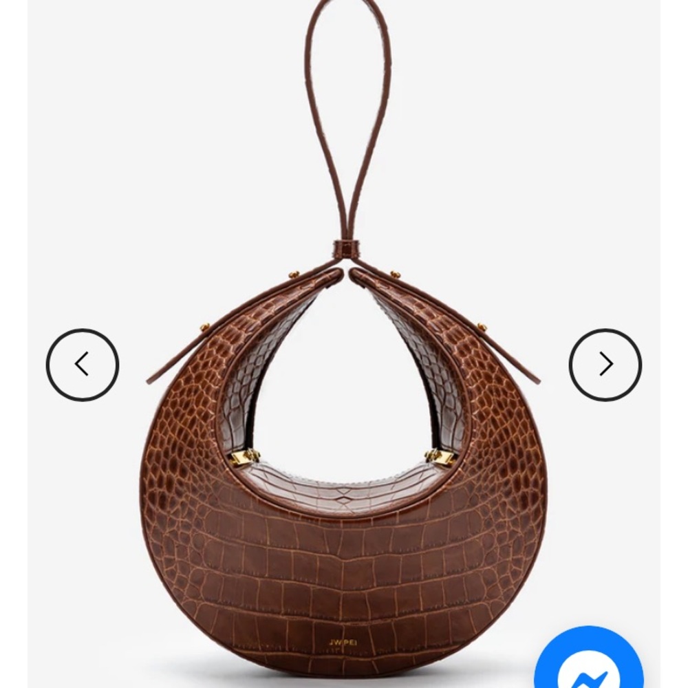 NEW Brown Croc Bag